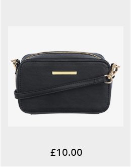 Black cross body bag