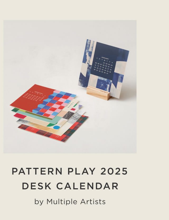 Pattern Play: 2025 Desk Calendar