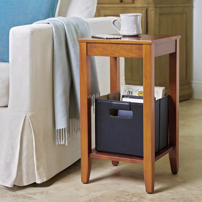 No-Room-for-a-Table Petite Table with Storage Box