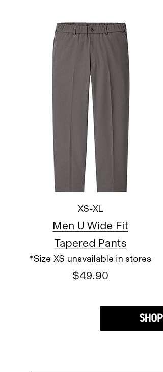 PDP19 - MEN U WIDE FIT TAPERED PANTS