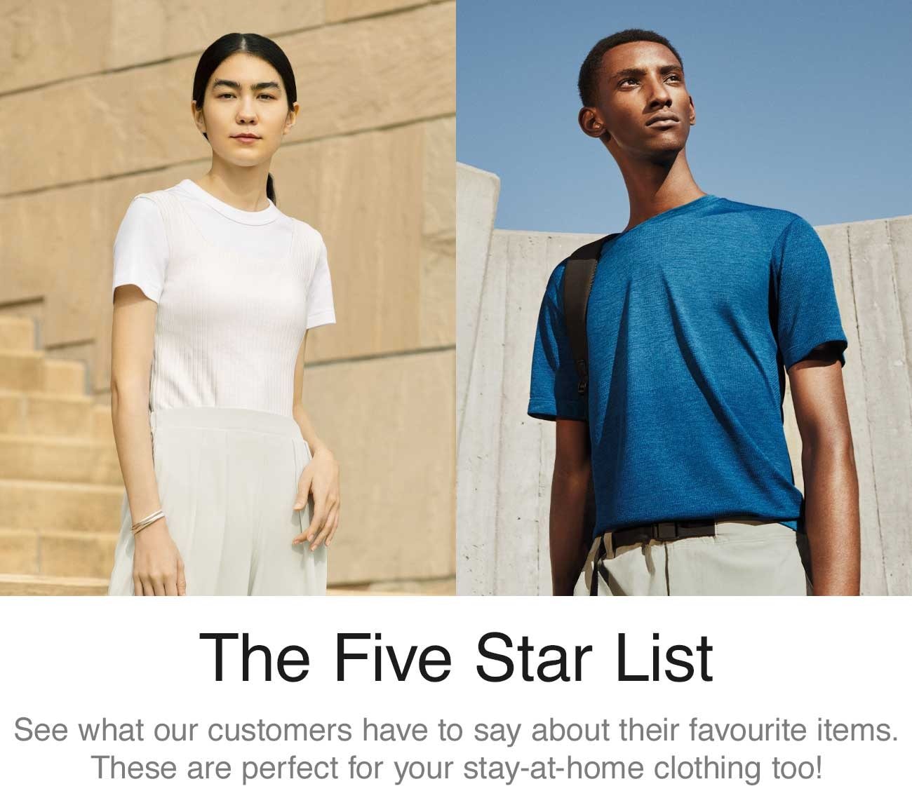 THE FIVE STAR LIST