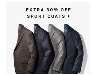 Extra 30% off sport coats