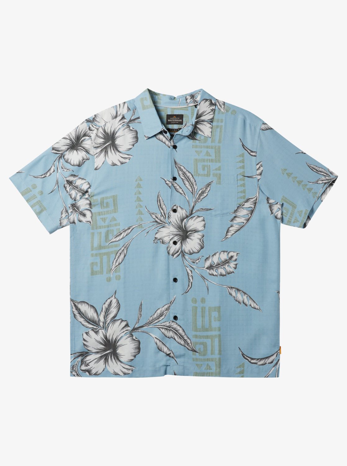 Image of Waterman Troppo Shirt - Dream Blue Troppo Woven