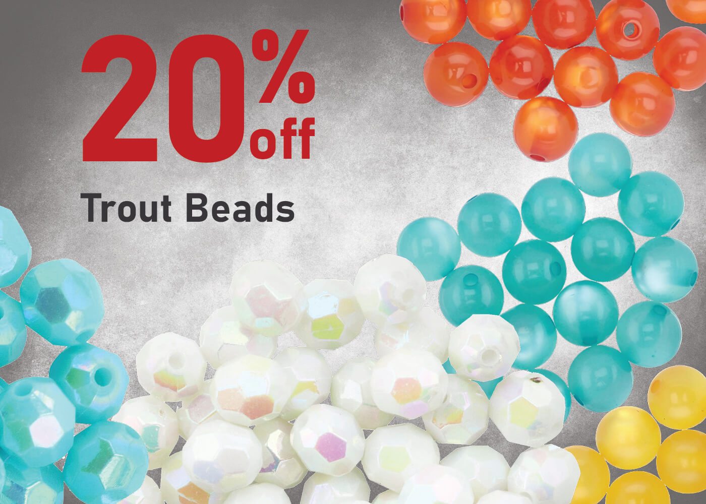 Take 20% off Trout Beads