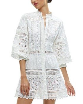 Alice and Olivia Cailin Tiered Tunic Dress