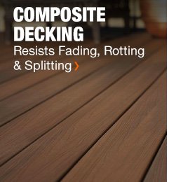 Composite Decking | Resists Fading, Rotting | & Splitting