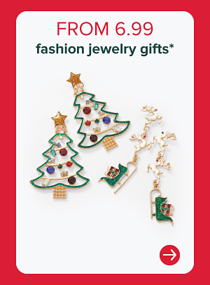 Christmas jewelry. From 6.99 fashion jewelry gifts.