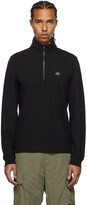 Black Quarter-Zip Polo