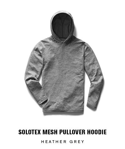 solotex mesh pullover hoodie