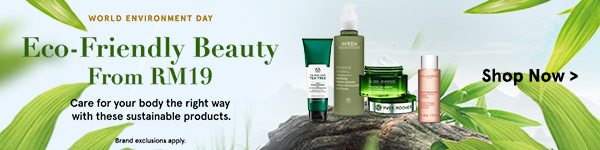 Sustainable Beauty From RM19!