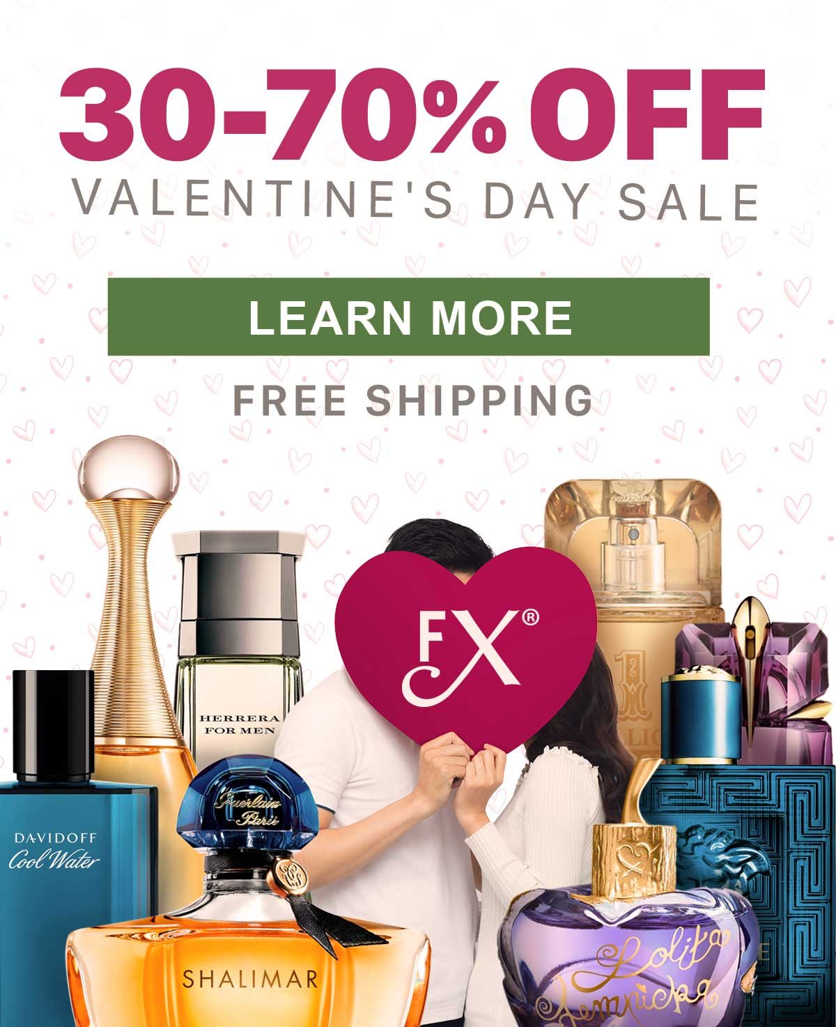 Valentine's Day Sale - 30-70 % off