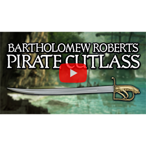 Bartholomew Roberts Pirate Cutlass