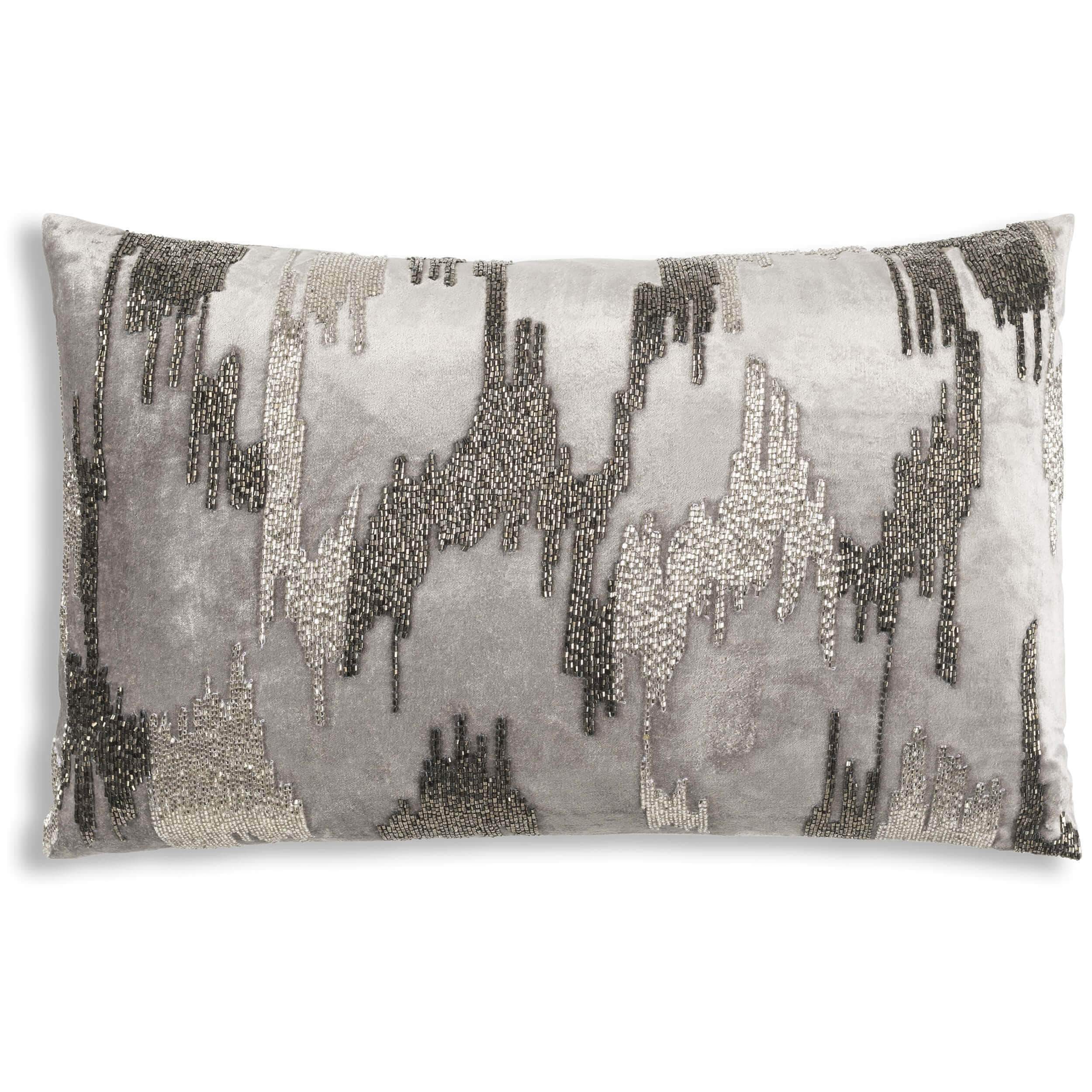 Image of Cloud 9 Jade Lumbar Pillow, Grey
