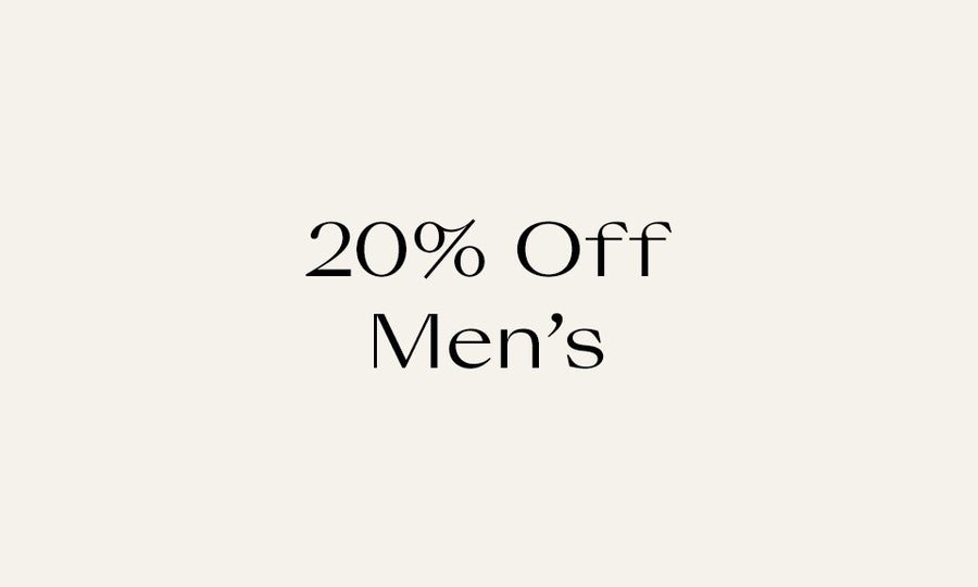 20% Off Men's LV & More