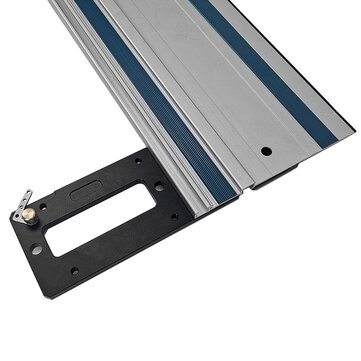 Fonson Aluminum Alloy Mini Track Saw Square Woodworking Guide Rail Square 90 Degree Right Angle Guide Plate