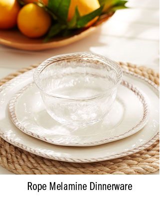 Rope Melamine Dinnerware