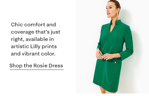 Shop the Rosie Dress in Fiddle Leaf Green