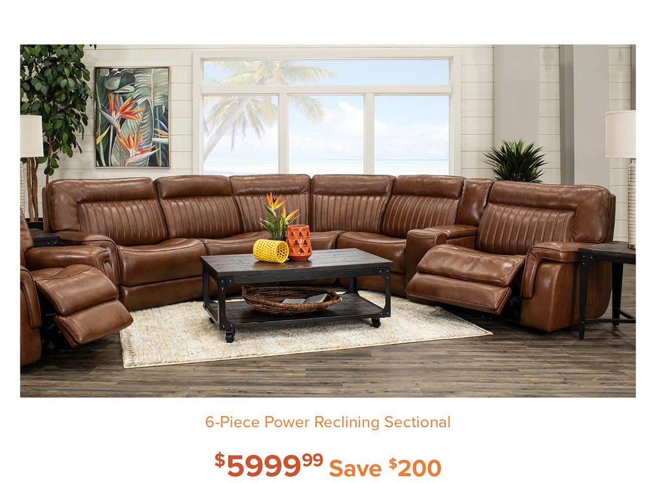Power-reclining-sectional