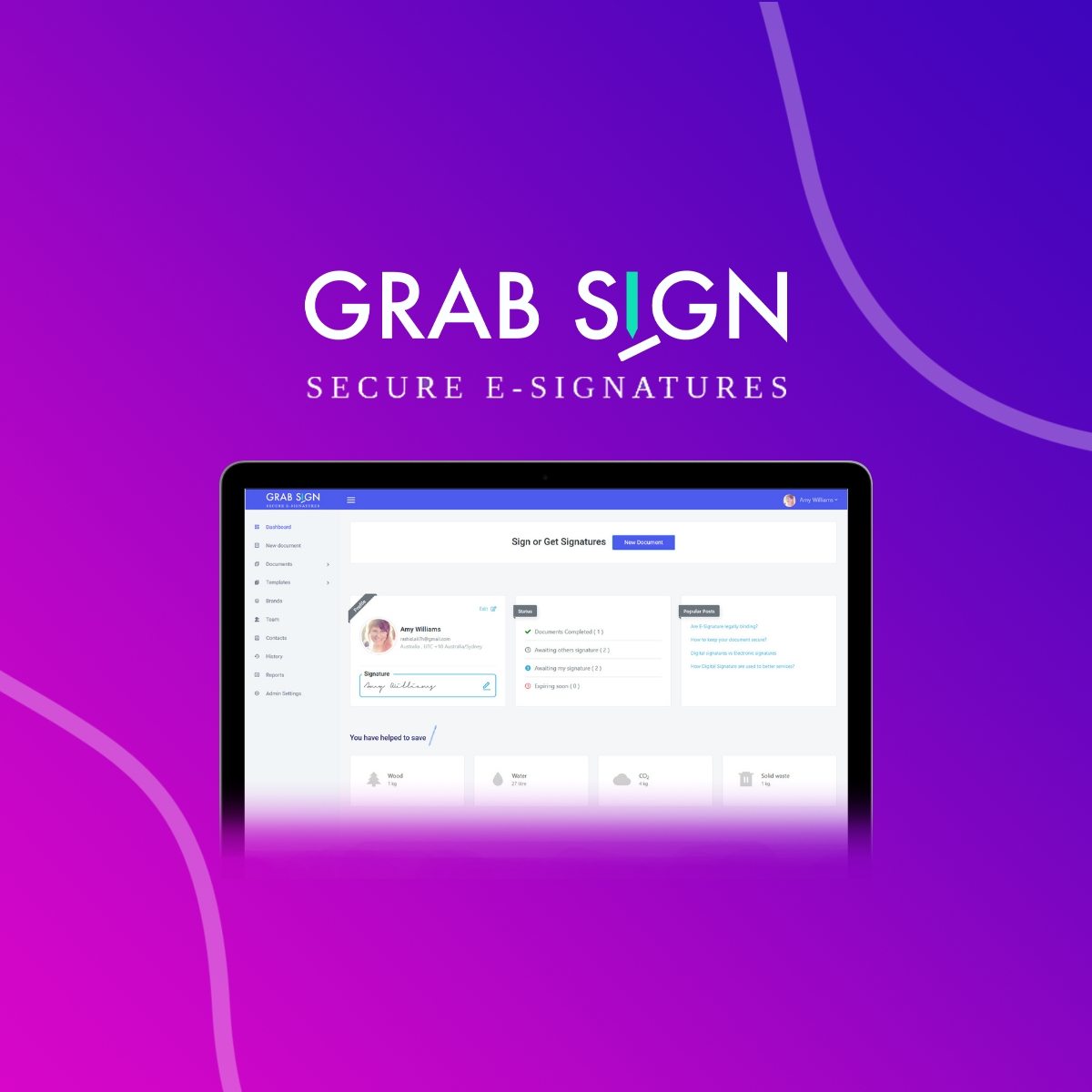Lifetime access to Grabsign