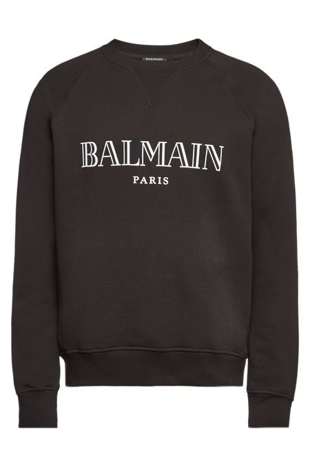 Printed Cotton Sweatshirt | BALMAIN