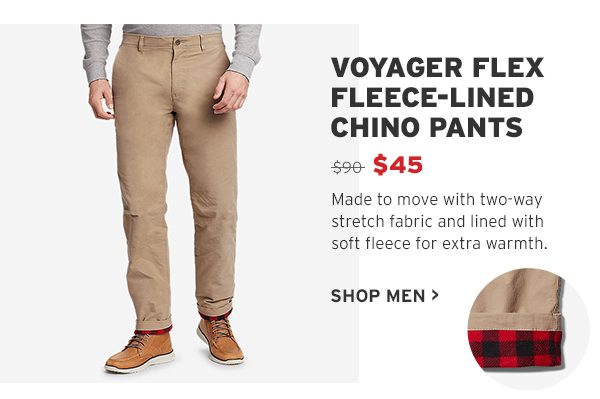 M VOYAGER FL CHINO PANTS