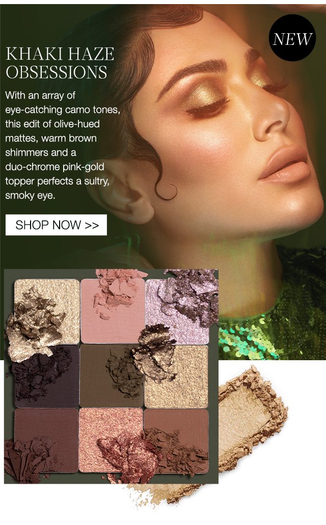 NEW HUDA Beauty Khaki Haze Obsessions