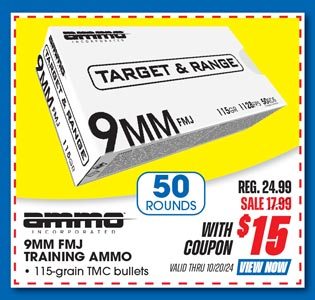 Ammo, Inc. 9MM FMJ Training Ammo