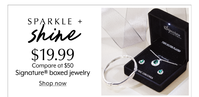 $19.99 Signature boxed jewelry