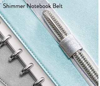 Shop Shimmer Notebook Belt