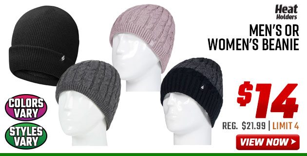 Heat Holders Men's or Women's Beanie 