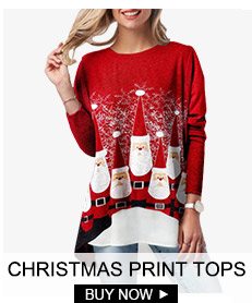 CHRISTMAS PRINT TOPS