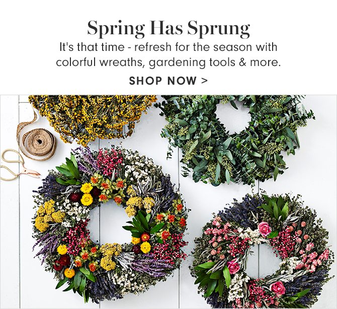 Spring Has Sprung - SHOP NOW