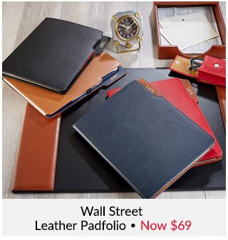 Shop Wall Street Leather Padfolio