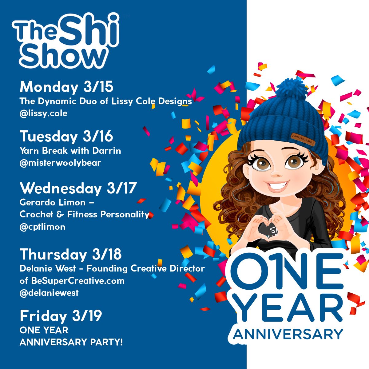 Shi Show Schedule