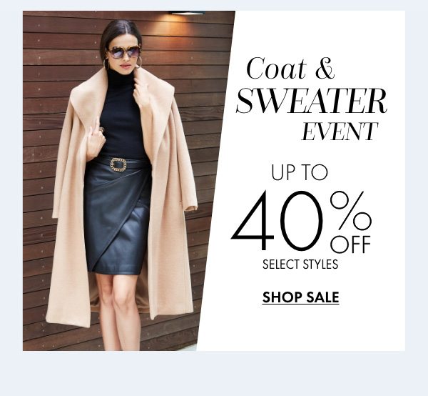 Coat & Sweater Event