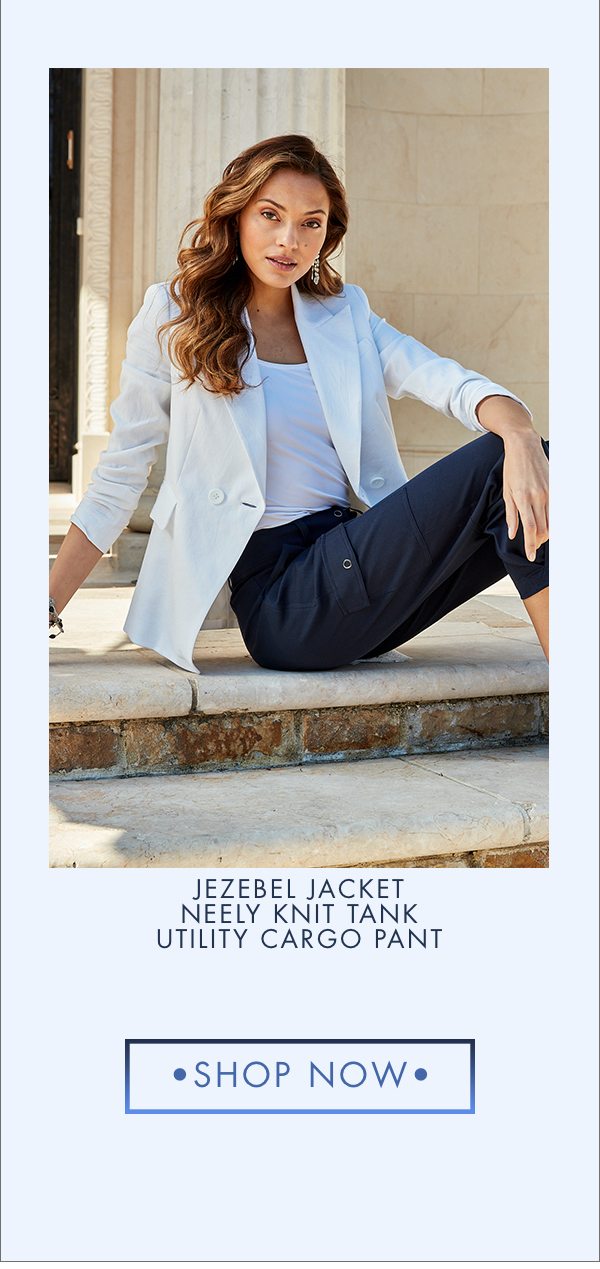 Jezebel Jacket and Utility cargo pant