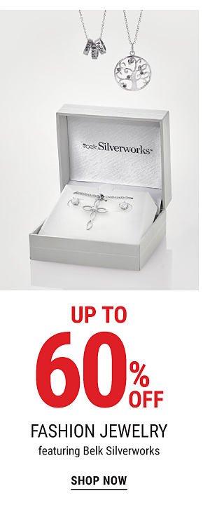 Up to 60% off fashion jewelry featuring Belk Silverworks. Shop Now.