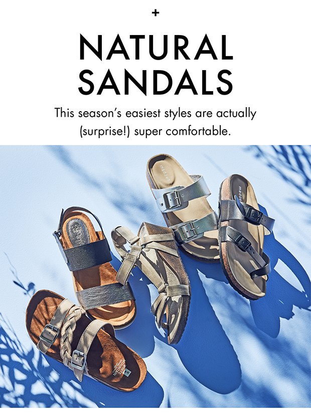 + NATURAL SANDALS