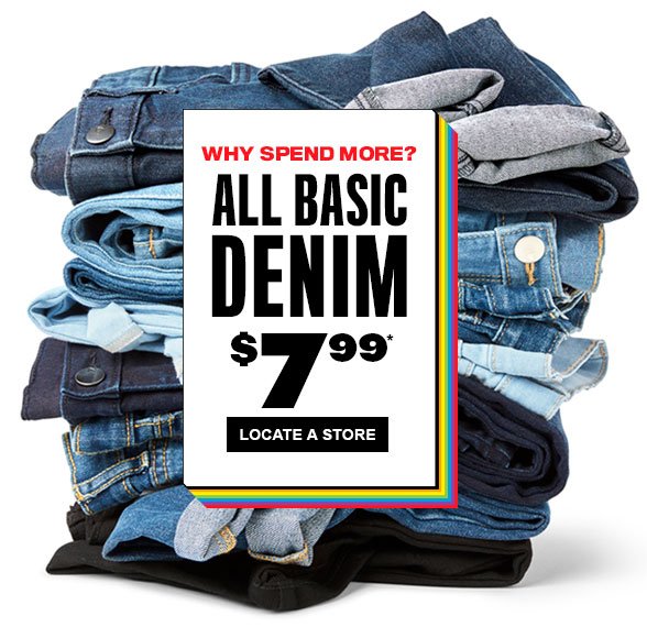 All Basic Denim $7.99