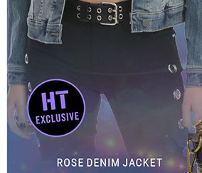 Rose Denim Jacket