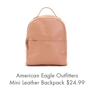 American Eagle Outfitters Mini Leather Backpack