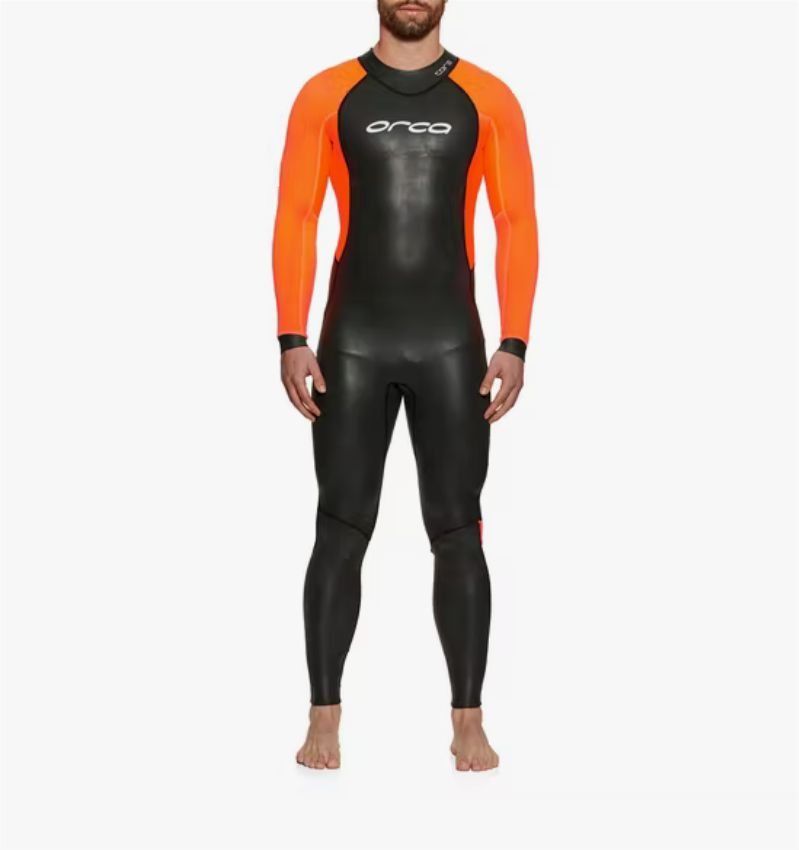 Orca Openwater Core Hi Vis Wetsuit Black Orange