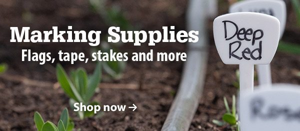 Marking supplies - Flags, tape, stakes and more. Shop now