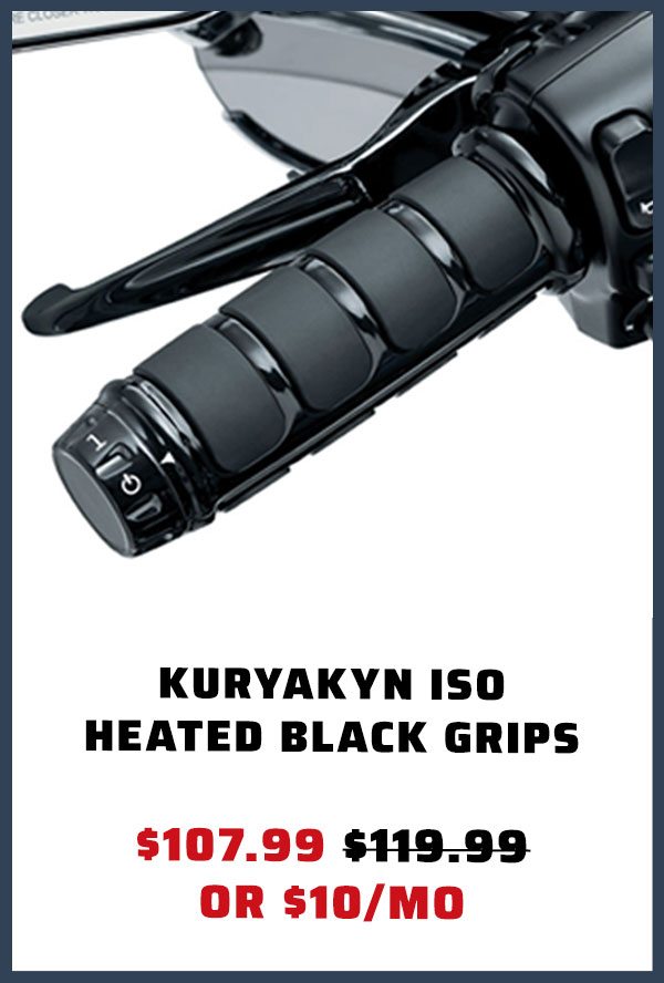 Kuryakyn IOS Heated Black Grips