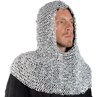 Riveted Aluminum Chainmail Coif