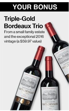 Triple-Gold Bordeaux Trio