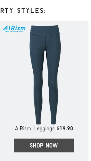 AIRISM LEGGINGS $39.90 - SHOP NOW