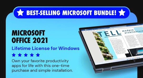 The Ultimate Microsoft Office Professional 2021 for Windows: Lifetime License + Windows 11 Pro Bundle