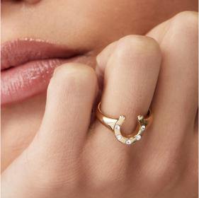 Lucky Horseshoe Ring | Shop Now