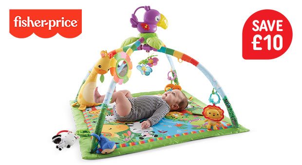 Fisher-Price Rainforest Music & Lights Deluxe Gym Baby Toy